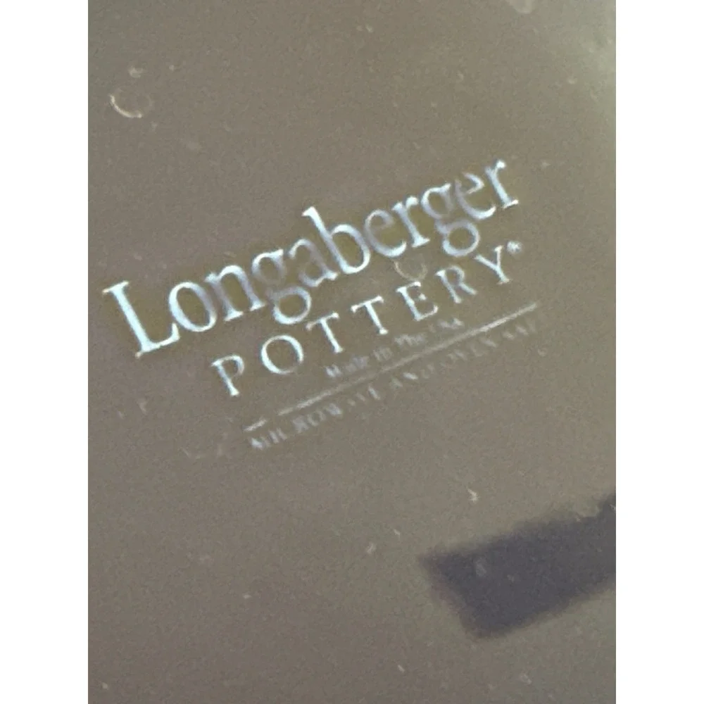 Longaberger Pottery American Eagle Lidded Casserole Dish Navy Blue Stars USA